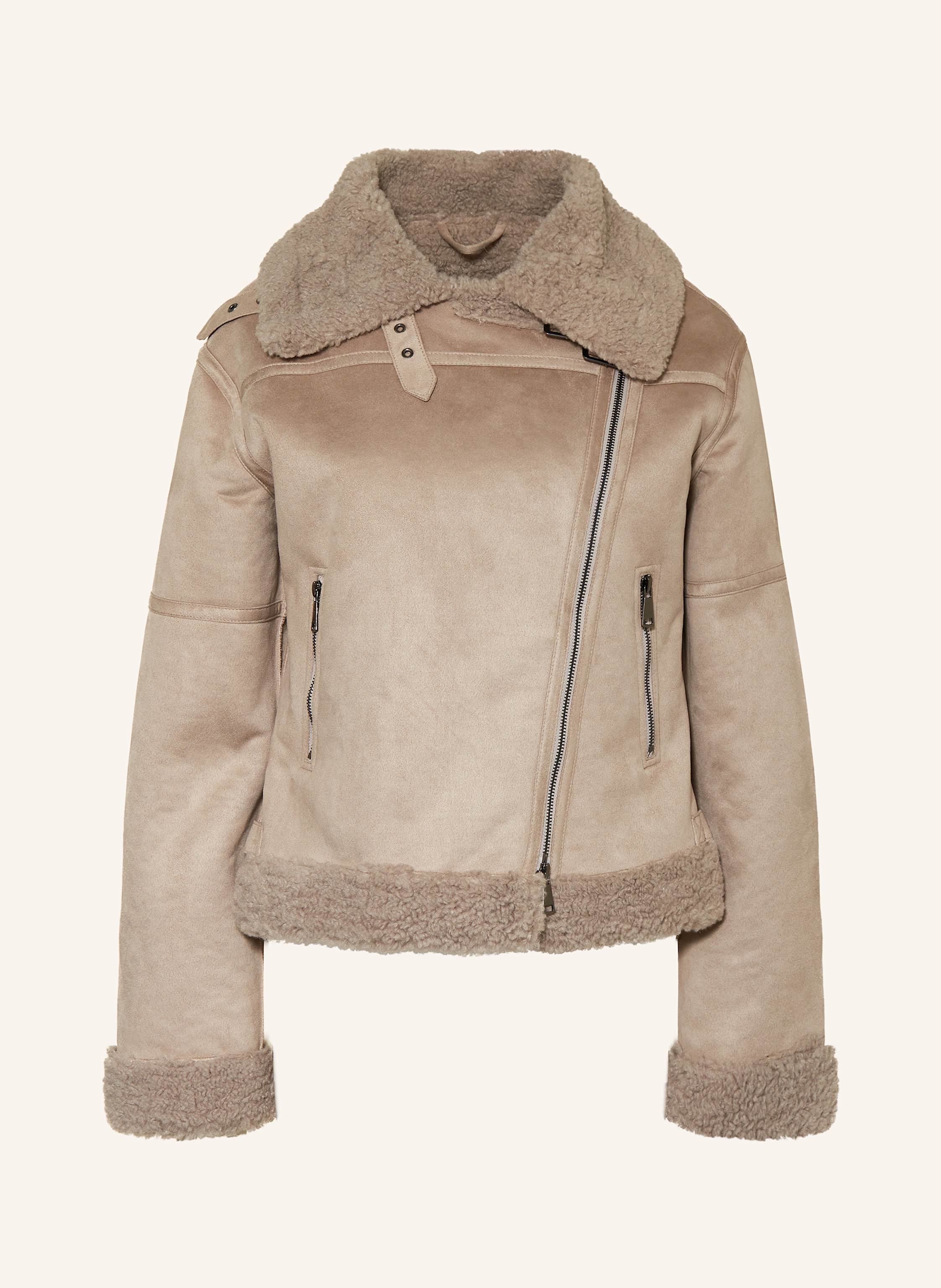 White Label Jacke in Lederoptik