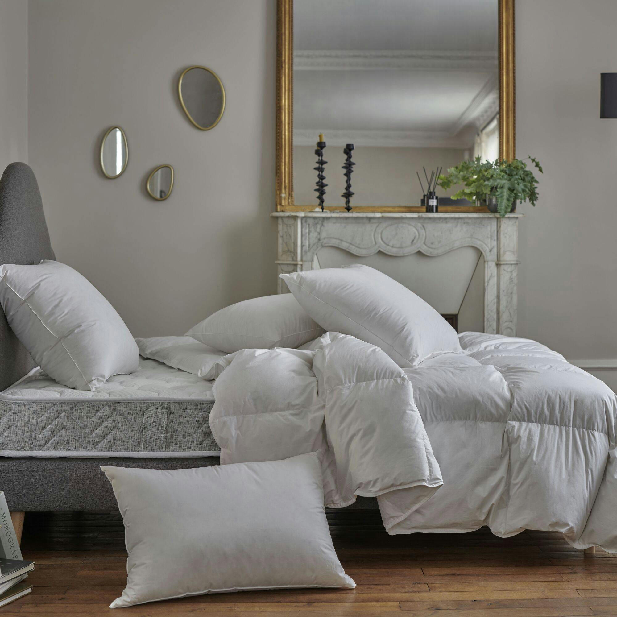 CARL - Couette en en duvet et percale bio 140 x 200 cm