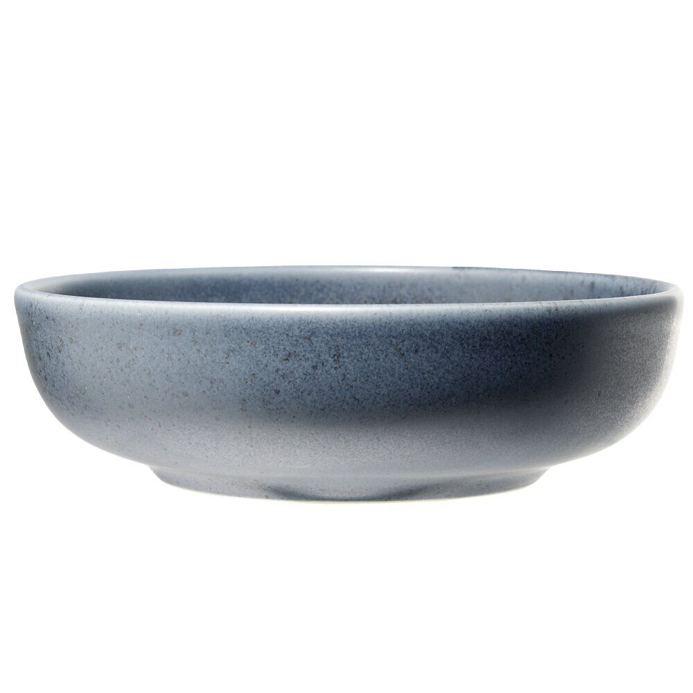 Assiette à soupe Julie en grès bleu Ø18cm