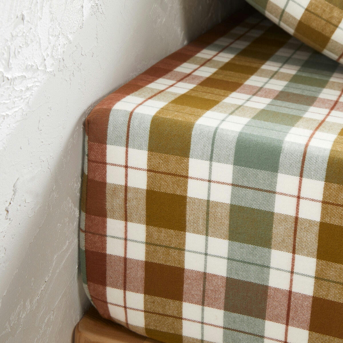 Drap housse flanelle bonnet 30 cm, Molgan