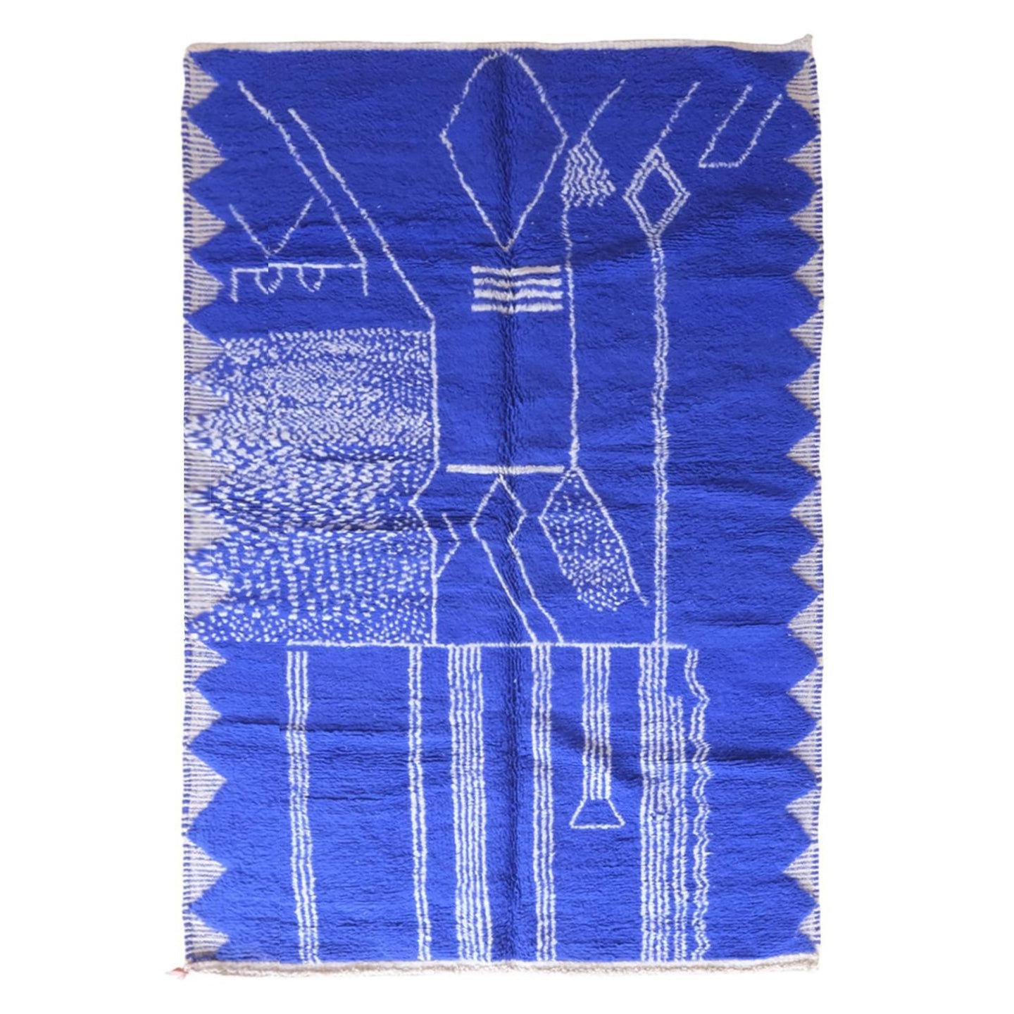 AFK Living vloerkleed Berber - handgemaakt - Wol - 140 cm x 200 cm
