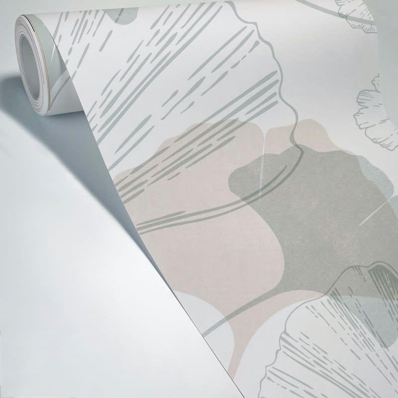 GINGKO - Papier Peint Panoramique L240xH270cm Multicolore Végétal