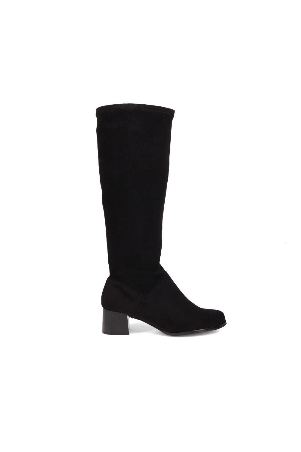 Pavers Knee-Length Heeled Boots