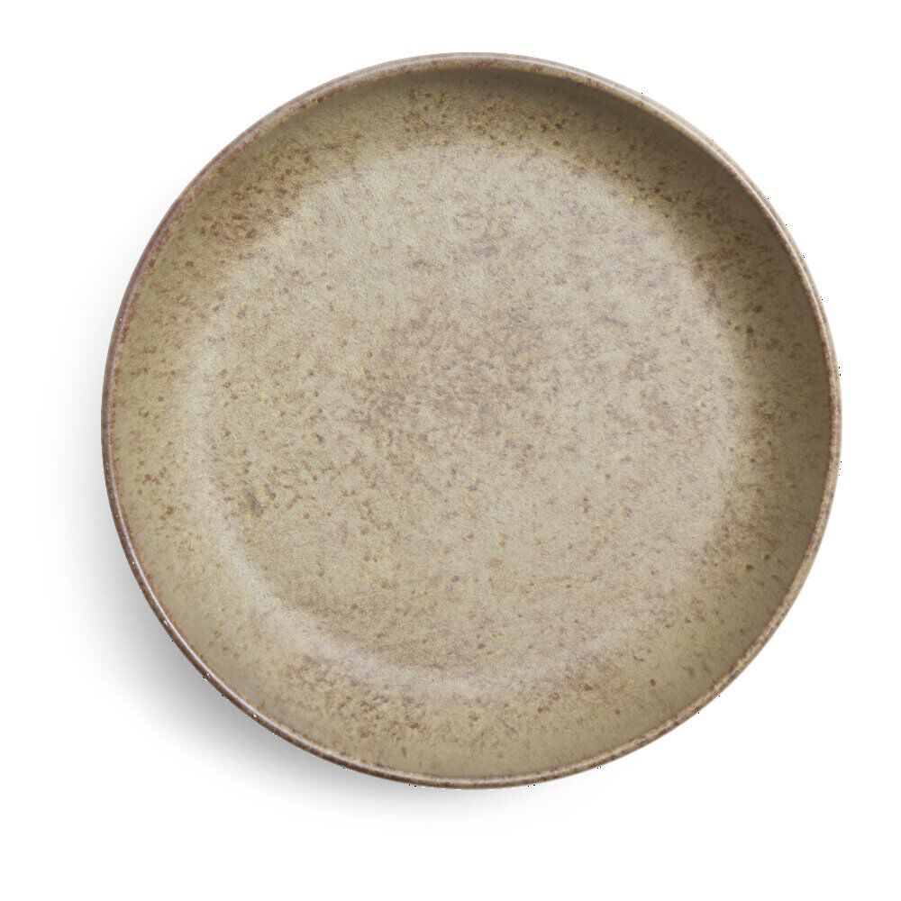 Assiette creuse Istanbul faïence marron Ø21cm