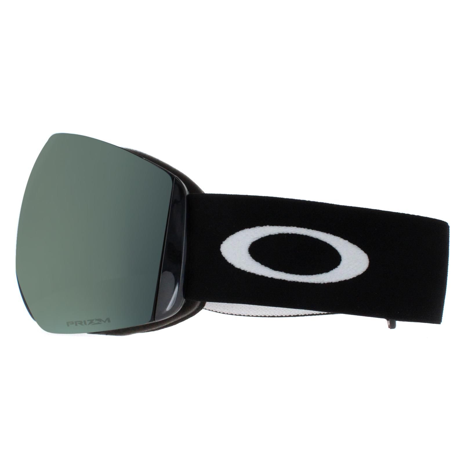 Oakley Flight Deck L OO7050-C0 Matte Black Prizm Sage Gold Iridium Ski Goggles