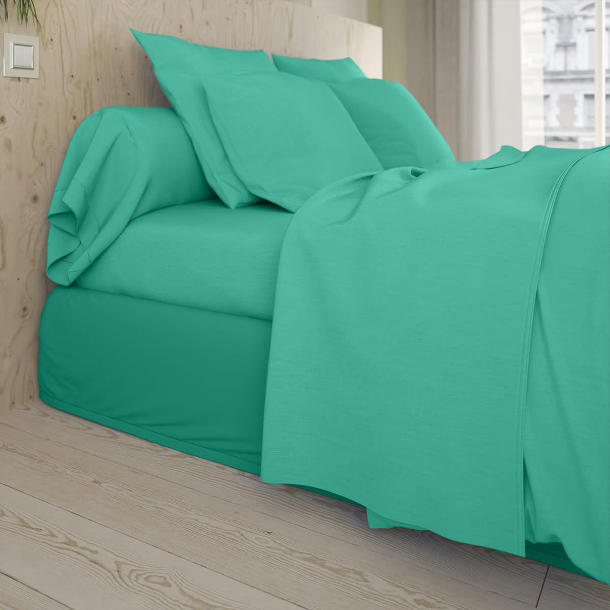 STUDIO - Housse de couette   Coton Vert 220x240 cm - DODO