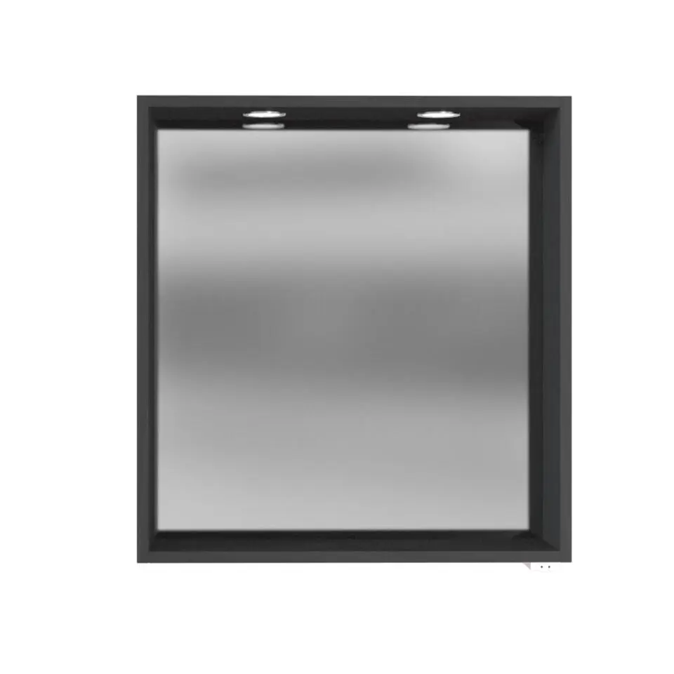 Spiegel Dasa 60cm - grafietgrijs