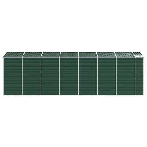 NNEVL Garden Shed Green 191x640x198 cm Galvanised Steel