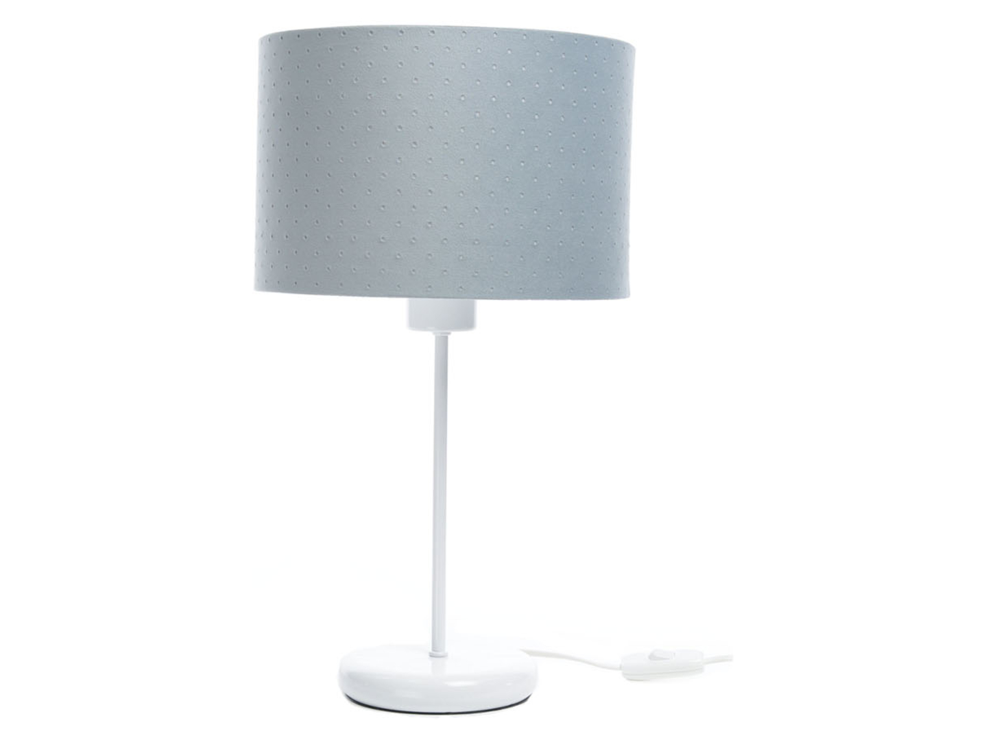 Lampa stołowa Jasmine bebe tkaninowa niebieska