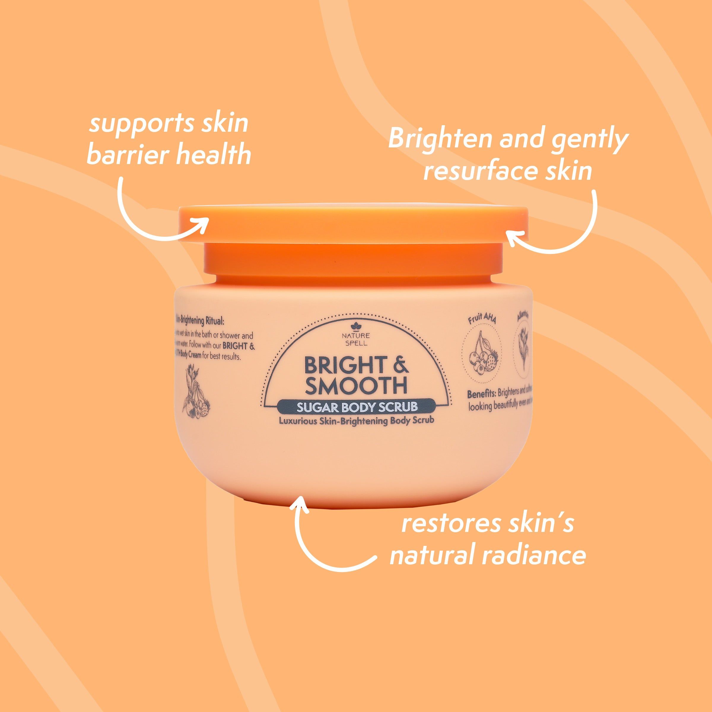 Nature Spell Bright & Smooth body scrub 300g