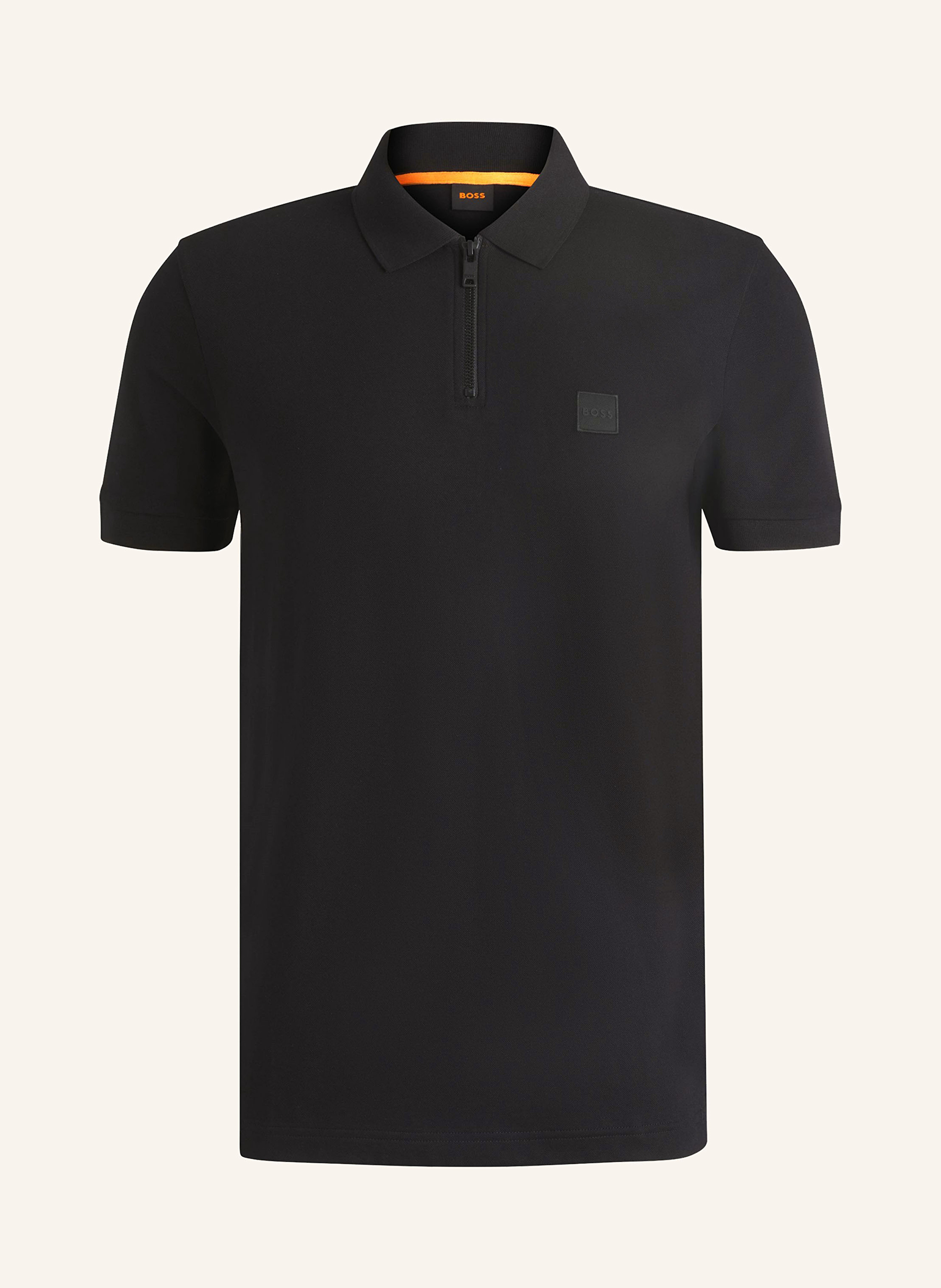 BOSS Piqué-Poloshirt PASSERZIP