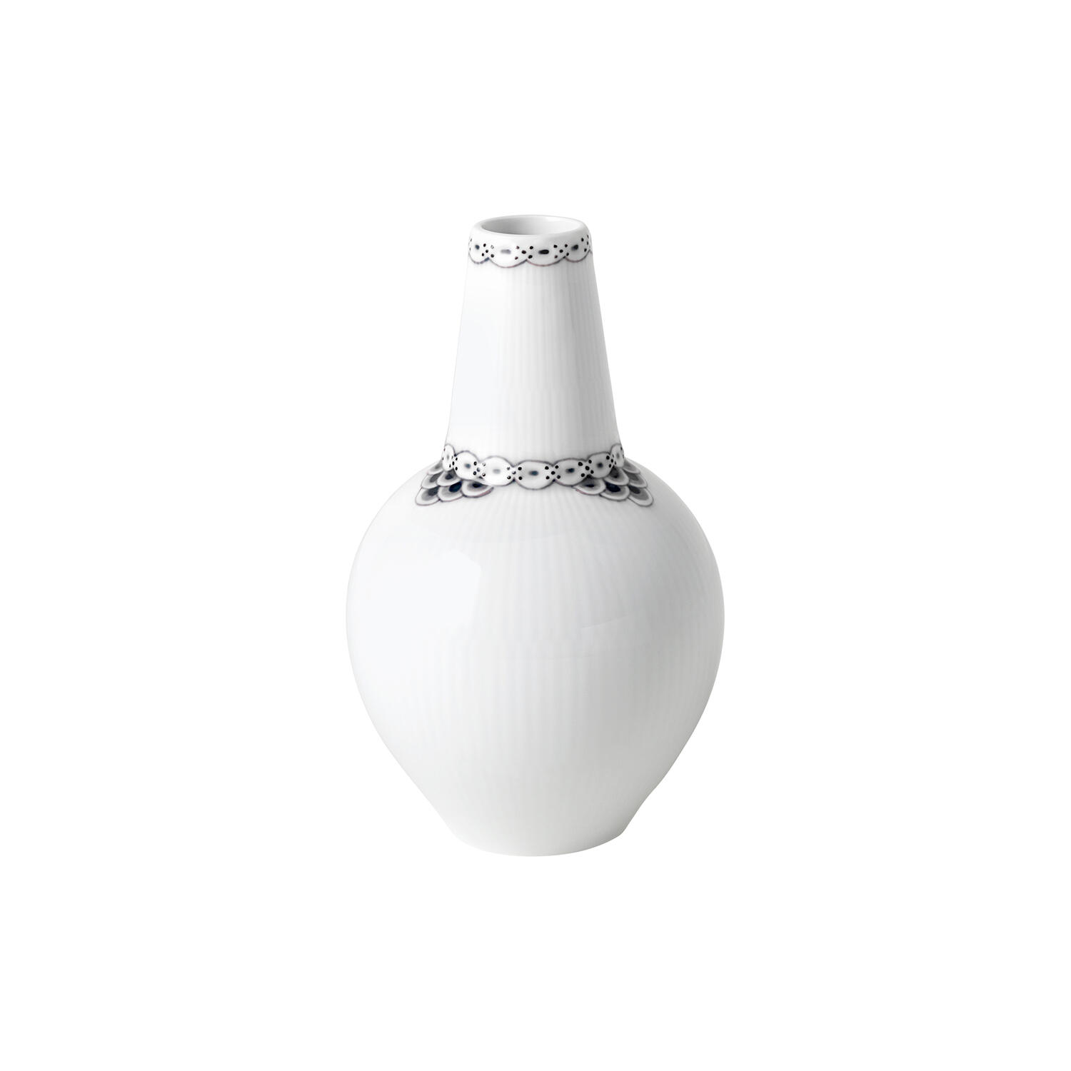 Sort Riflet Blonde vase 15 cm