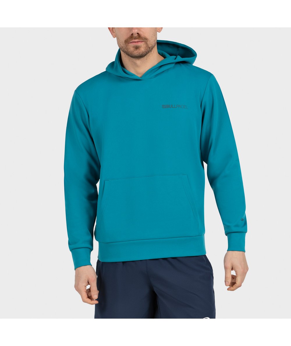 SUDADERA BULLPADEL ALBIER VERDE AZULADO