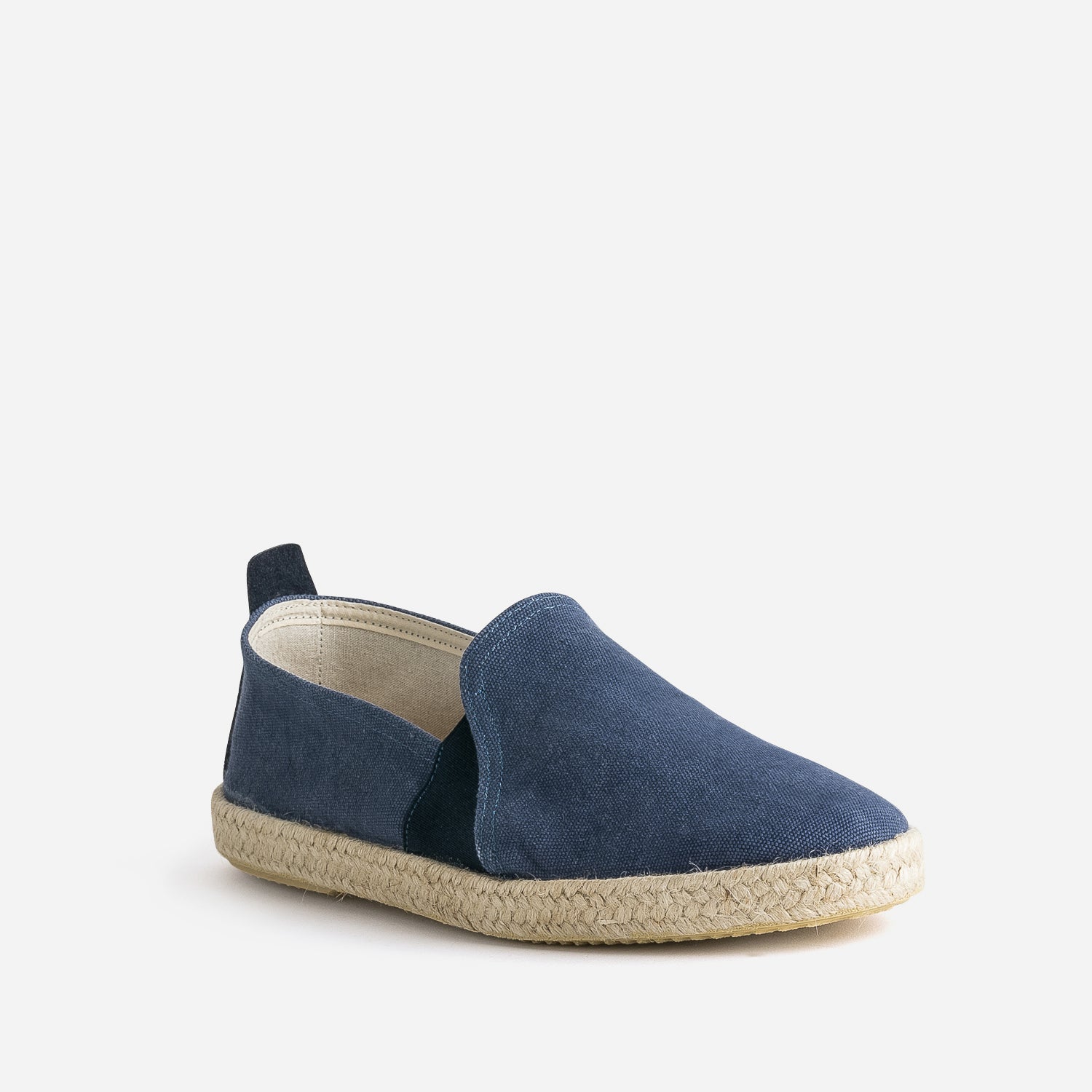 Espadrille bleu marine toile éco-conçue