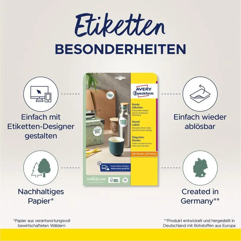 Etiketten 10er-Set Avery Zweckform