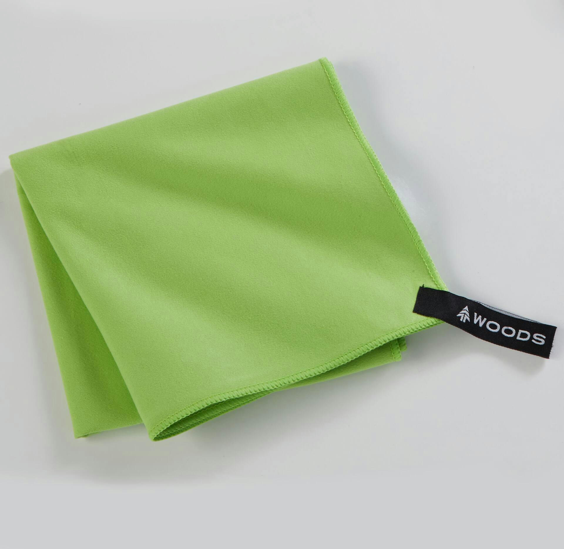 Woods Compact Lightweight Microfibre Camping Hand Towel 15.75