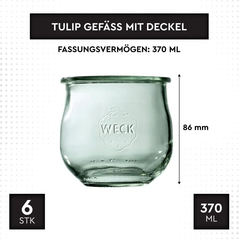 Einmachglas 6er-Set Brissago