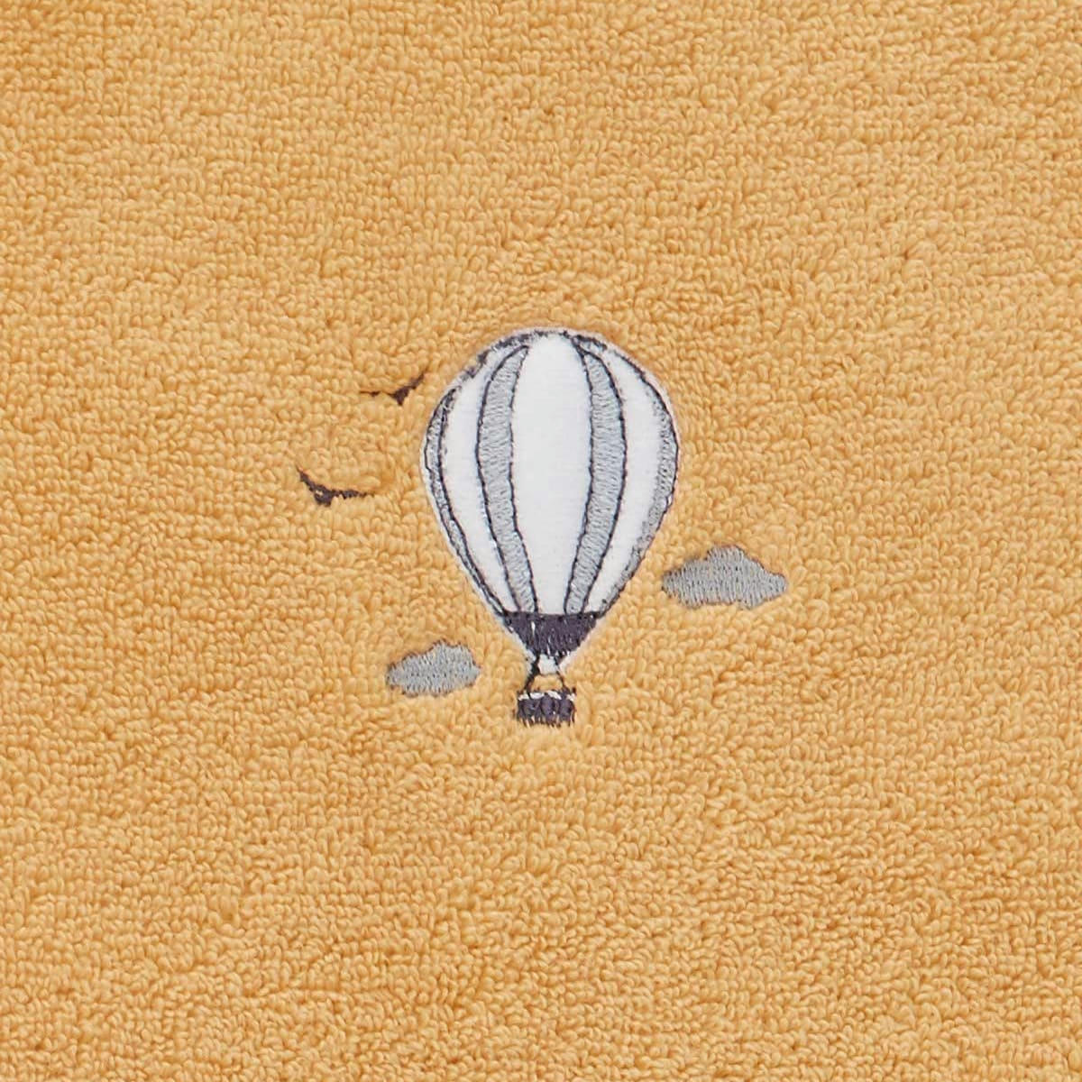 BABY SOFT BALLON - Drap de bain en coton peigné zéro twist  miel 70x130 cm