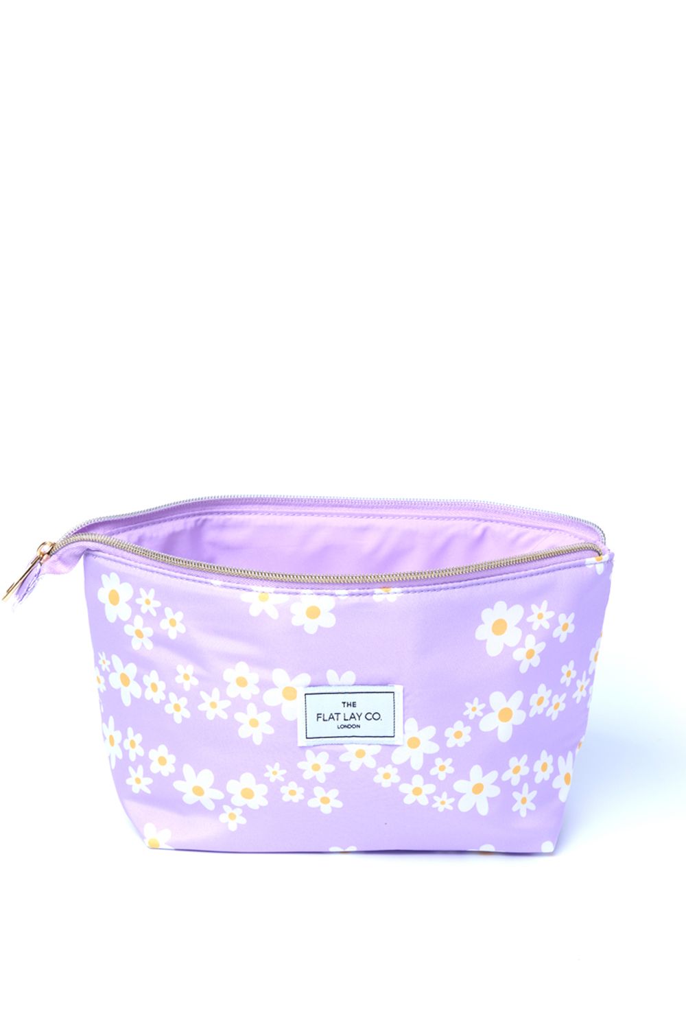 The Flat Lay Co Essential Pouch in Lilac Daisy