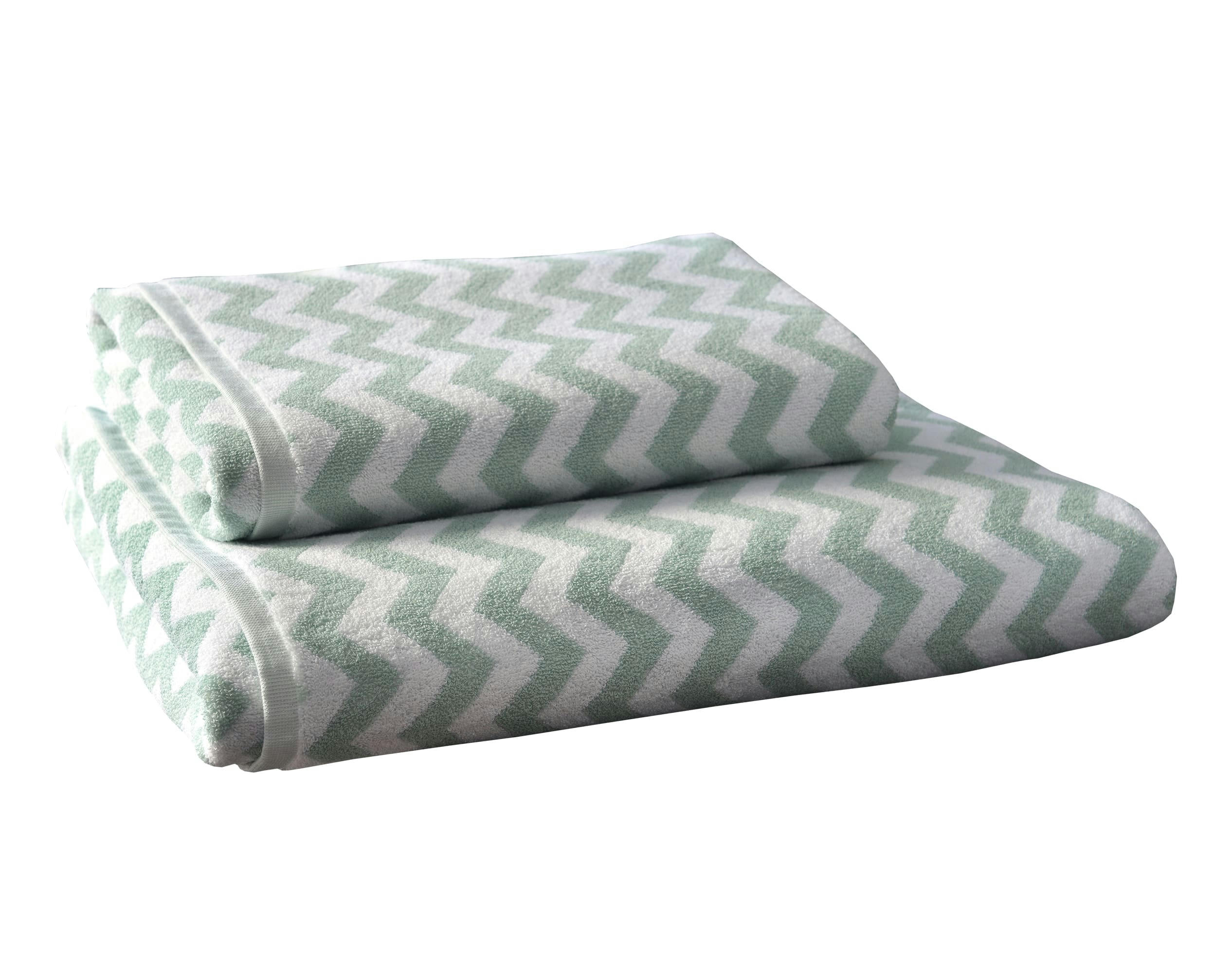 SHAPE - Drap de bain bleu 70x140 en coton