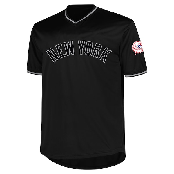 New York Yankees Profile Big & Tall Pop Fashion Jersey - Black