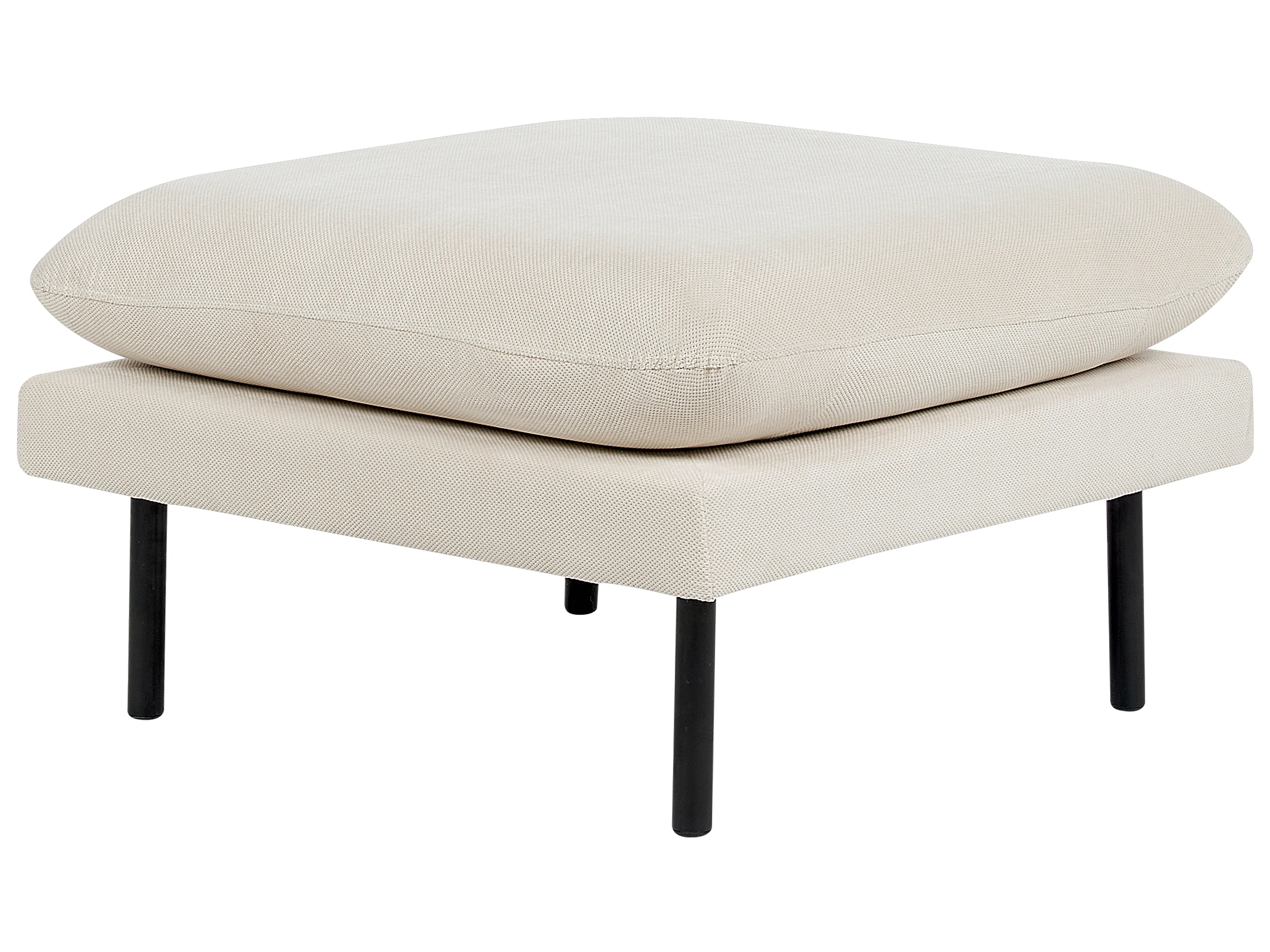 Ottoman VINTERBRO Fabric Light Beige