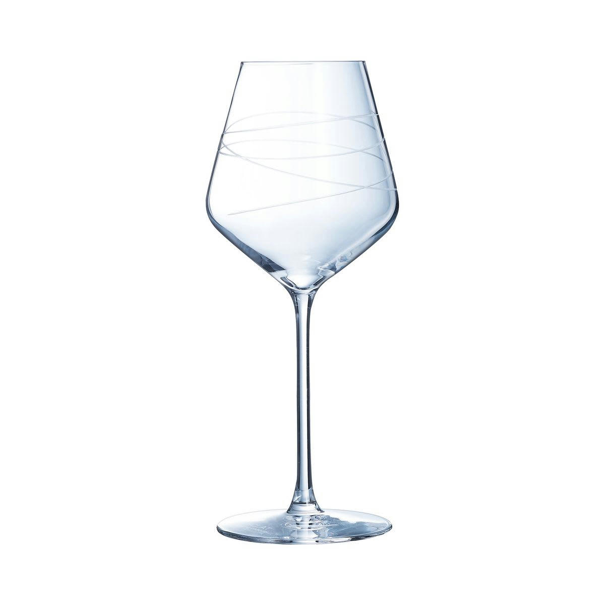 ABSTRACTION - 6 verres à pied 38cl