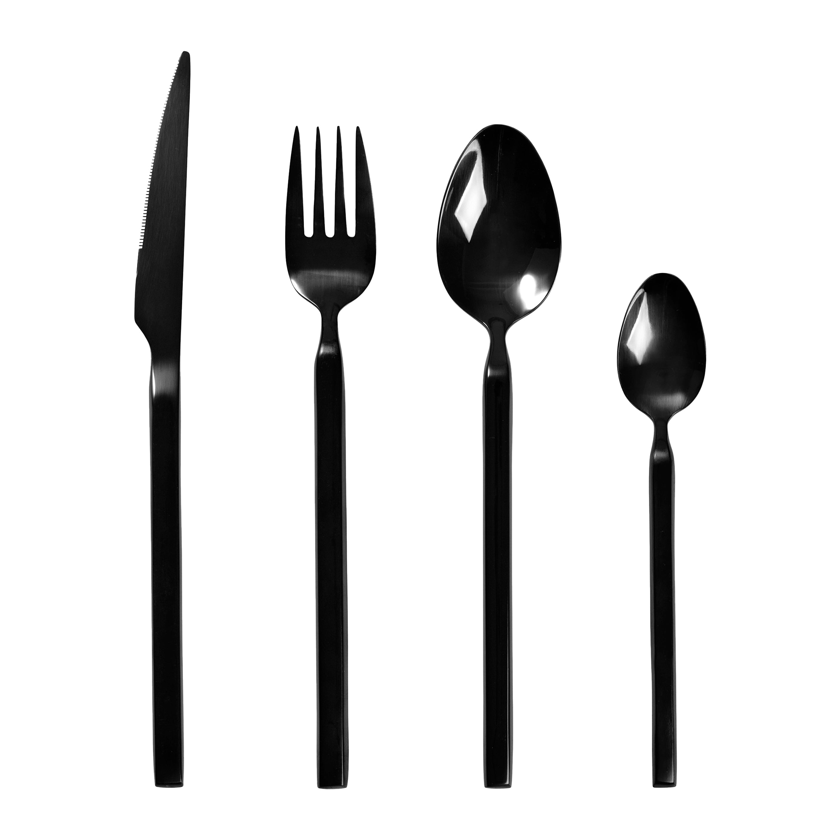 Broste Copenhagen Tvis Bestekset 16-delig - Zwart