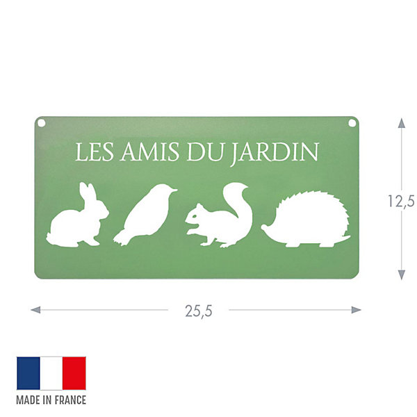 Louis Moulin Pancarte décorative en métal 