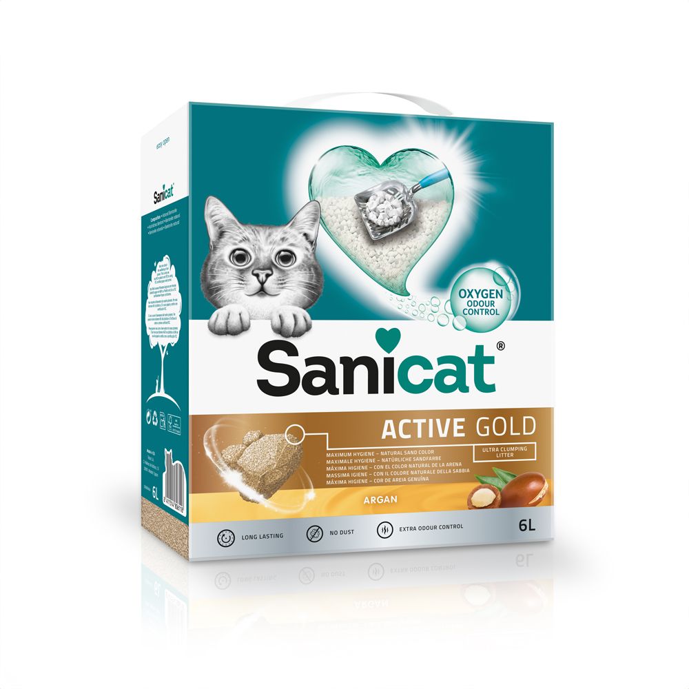 Sanicat Active Gold Clumping Cat Litter