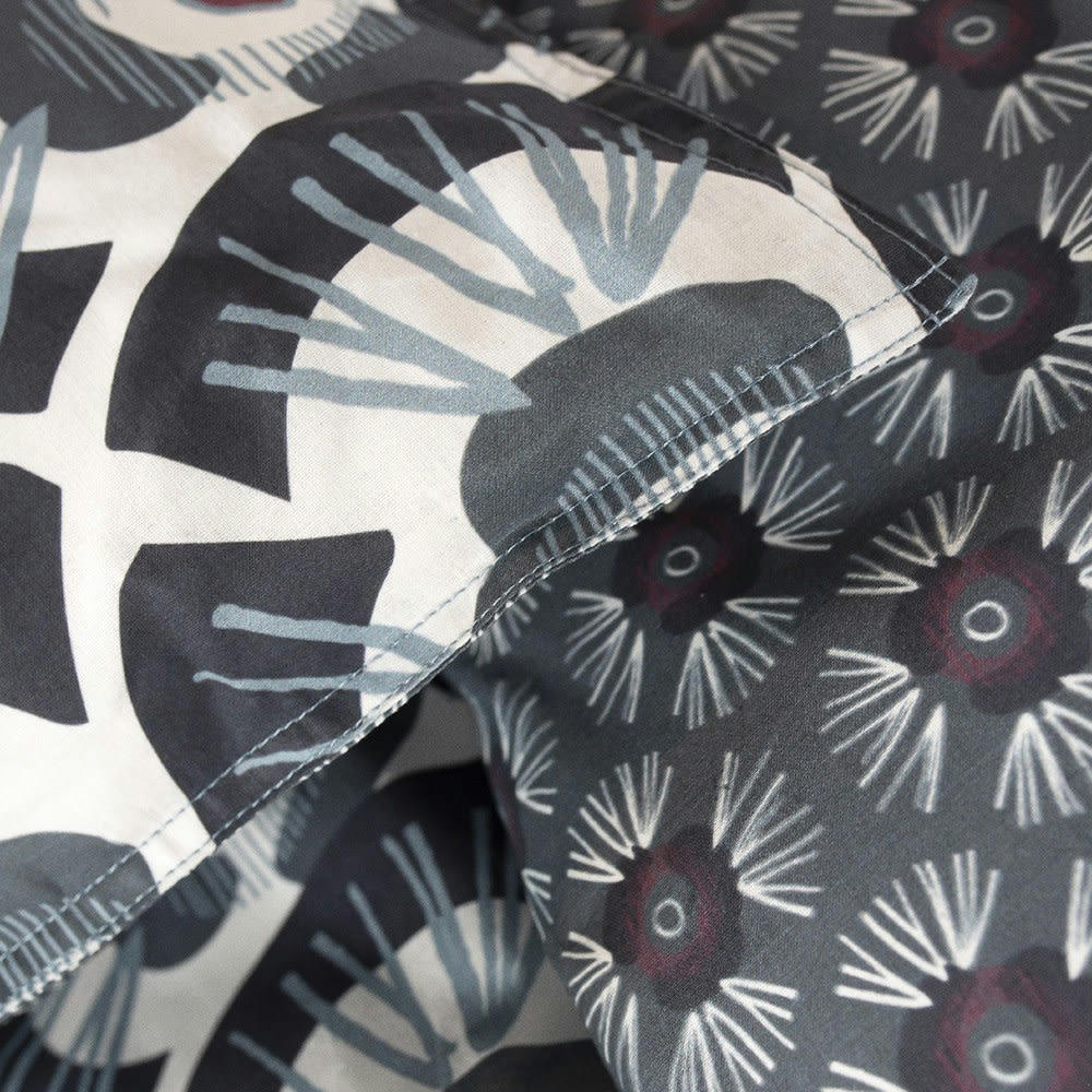 SUNSHINE FAUST - Parure de lit 2 personnes imprimé en Coton Bleu 220x240 cm