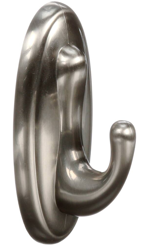 3M Command™ Medium Traditional Decorative Utility Hook, Brushed Nickel