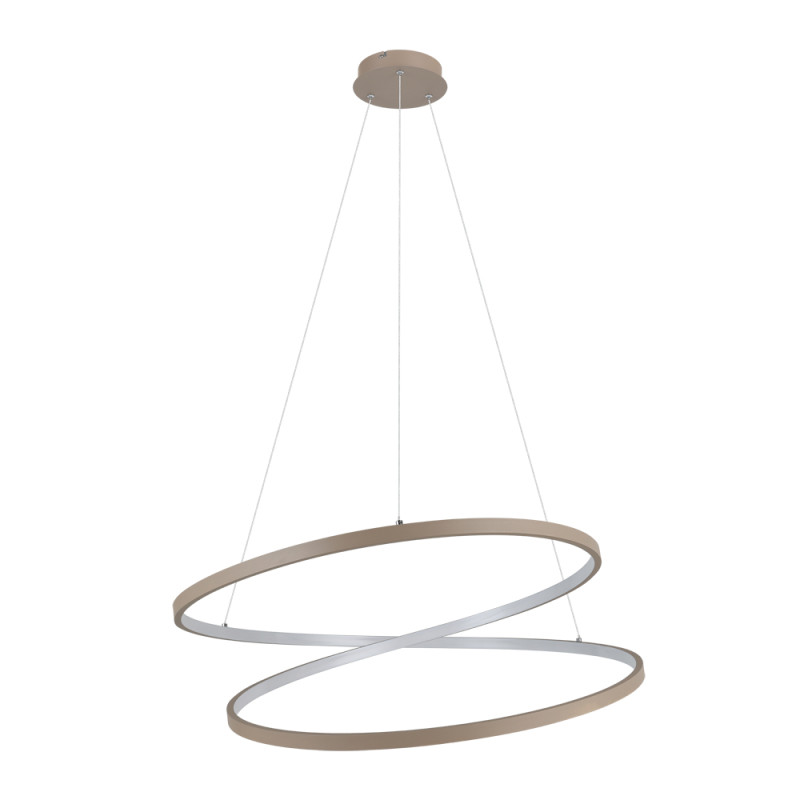 Suspension LED Ruotale sable Ø 70 cm 42 W EGLO