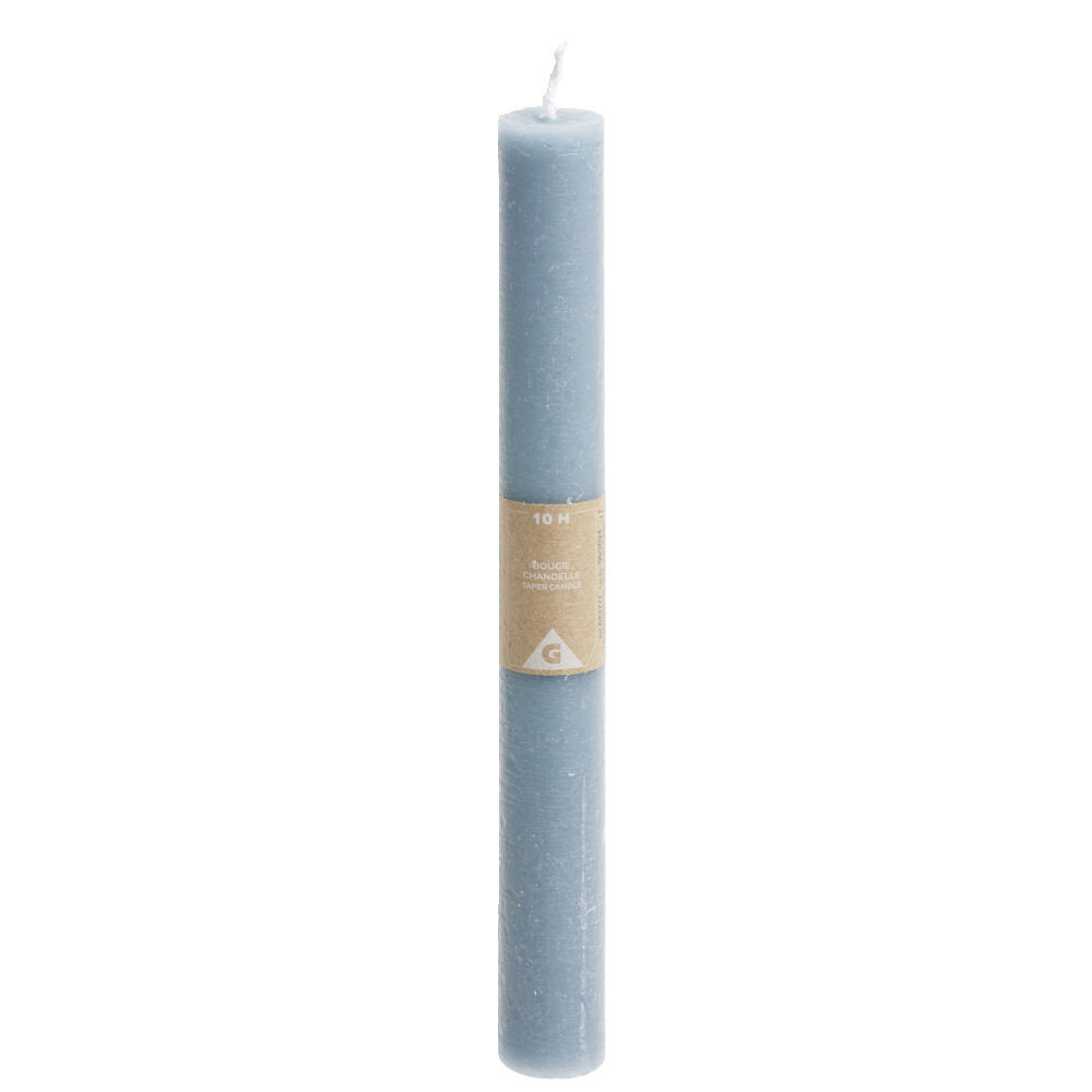Bougie chandelle bleue 8H