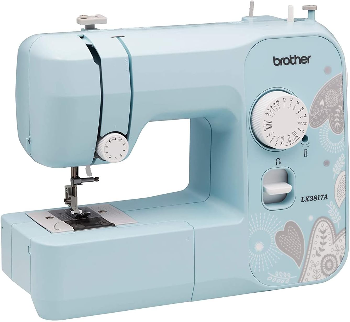 brother RLX3817A 17-Stitch Sewing Machine, Blue (Renewed)