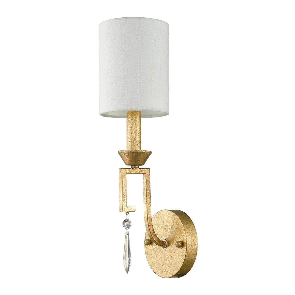 Kinkiet złoty Lemuria 1xE14x40W wym:45,1x12,7x11,4cm IP20 Gilded Nola