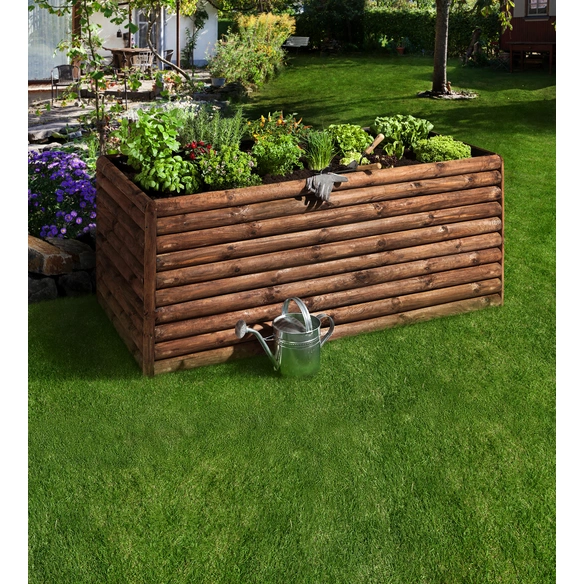 Hochbeet, BxHxL: 180 x 80 x 80 cm, Kiefernholz/Fichtenholz