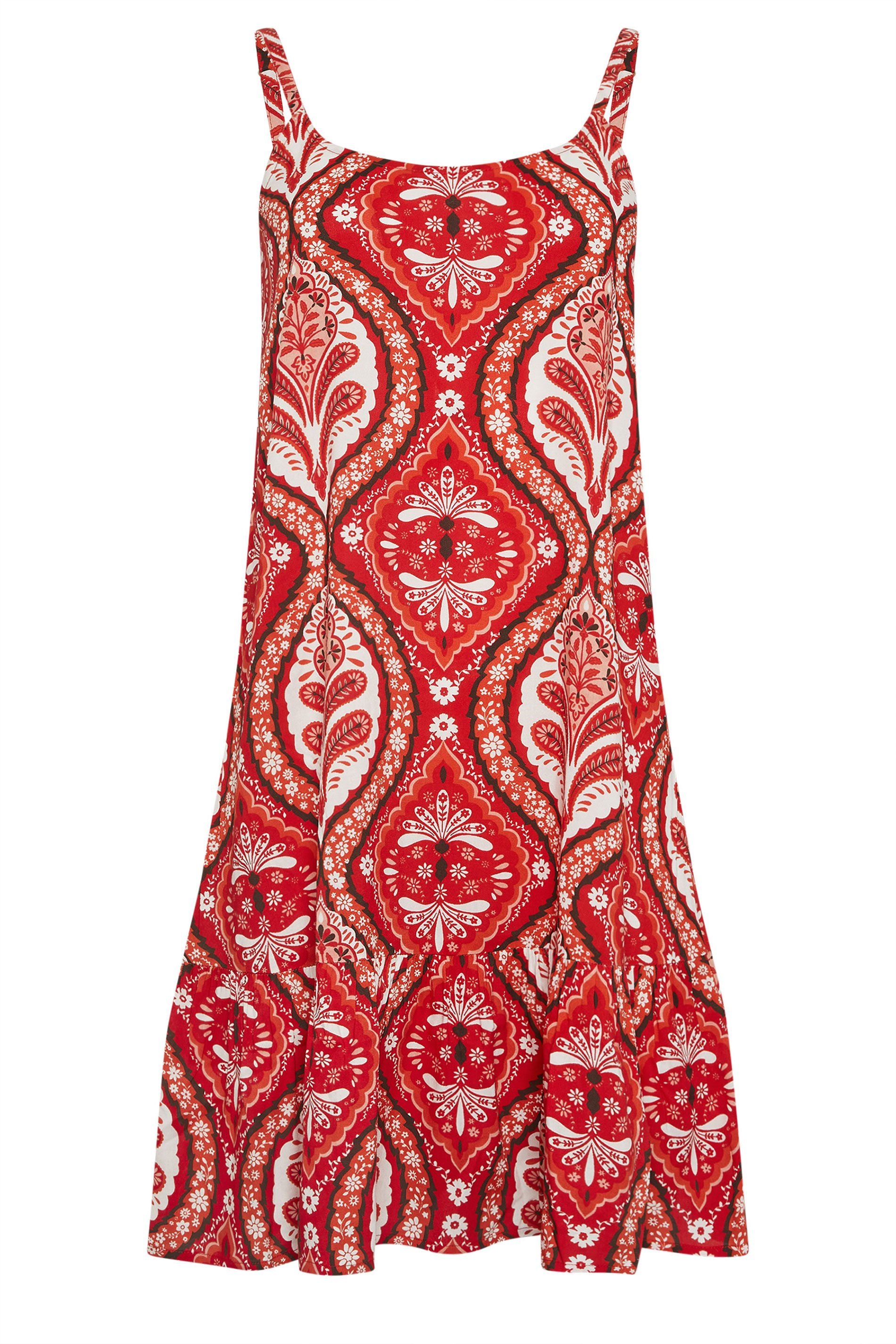 PixieGirl Petite Paisley Slip Midi Dress