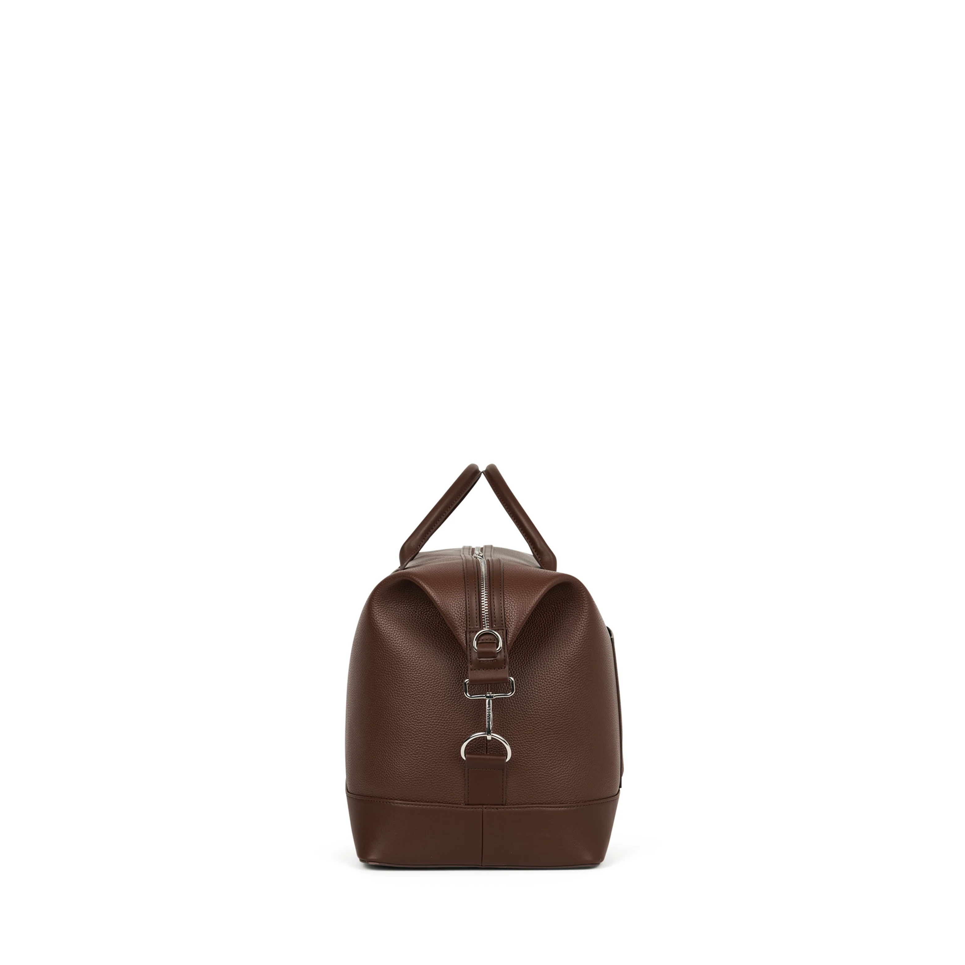 The June – Chocolate Large Vegan Leather Travel Tote