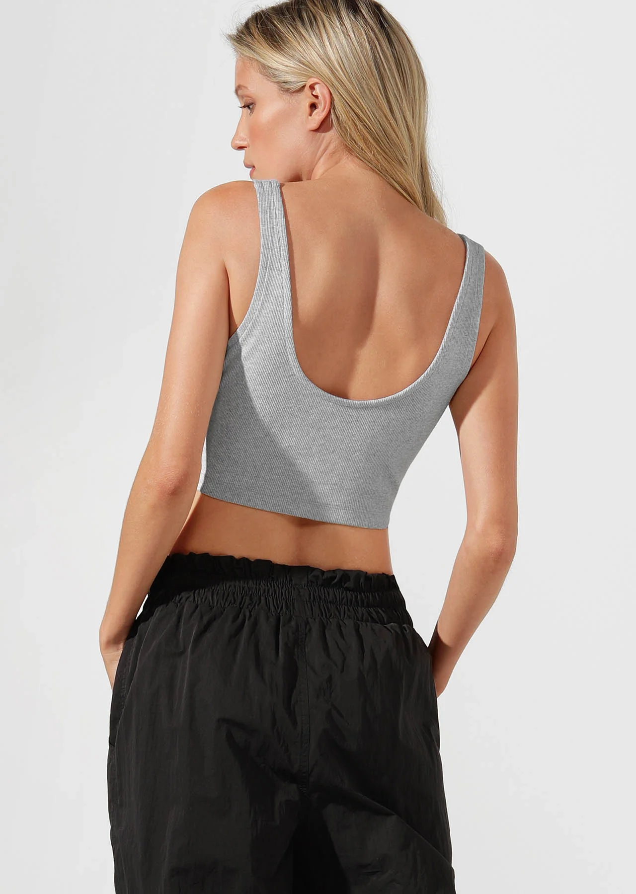 Signature Cropped Rib Tank