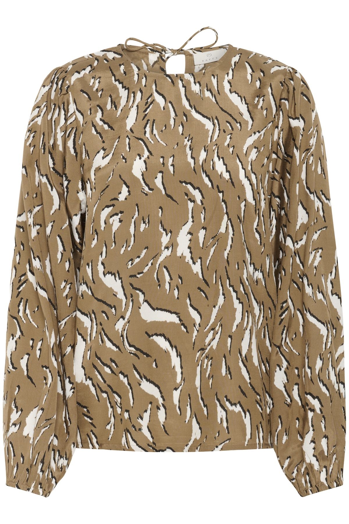 Kaffe KAmille Long Sleeve Round Neck Blouse