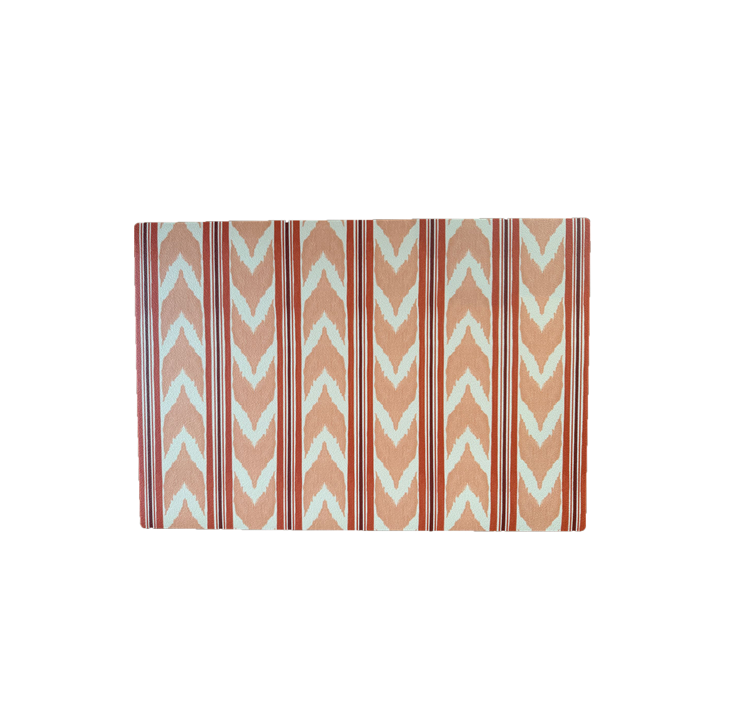 Catchii Placemat Edgy Ikat perzik roze