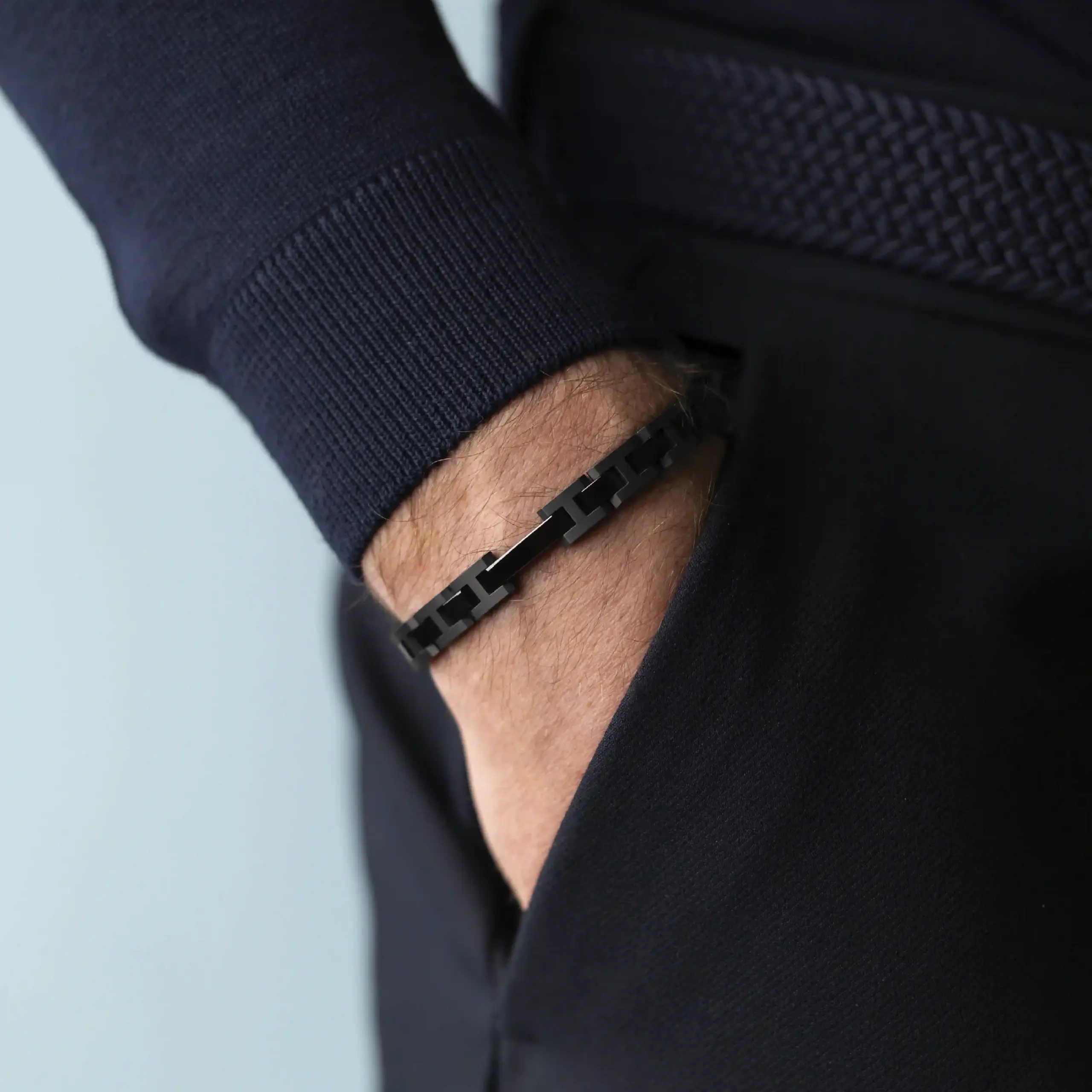 BRACELET CAP CAMARAT – CÉRAMIQUE NOIRE