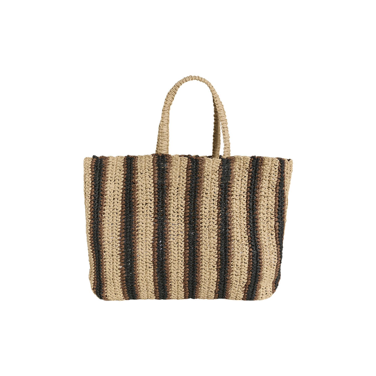 GiorgiaPW Bag, natural, brown & black stripe