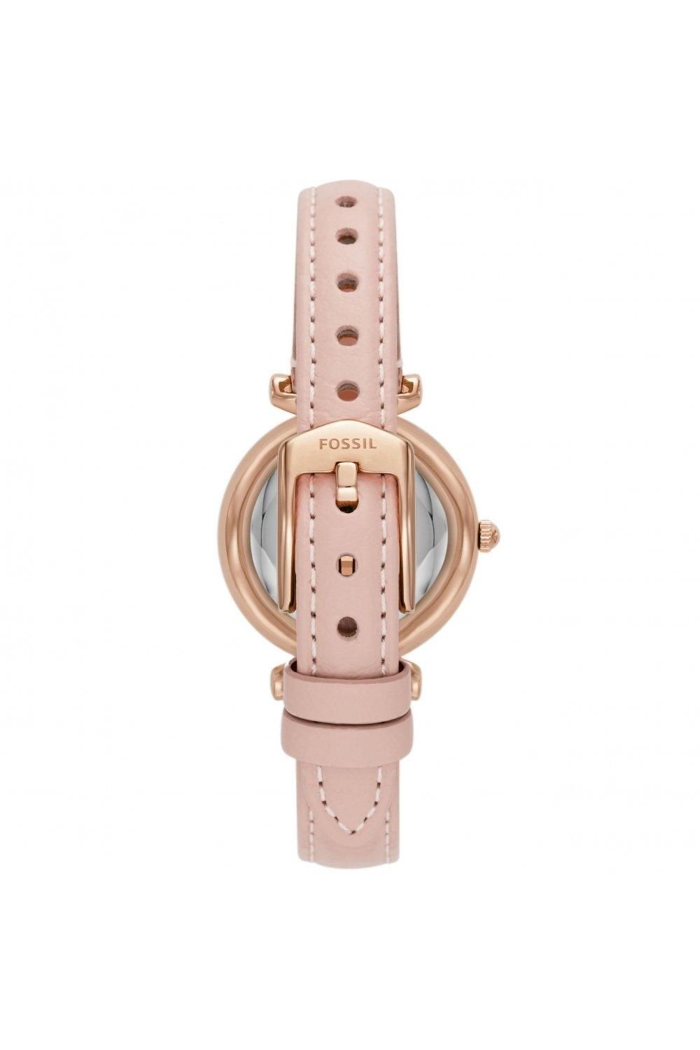 Fossil Carlie Mini Stainless Steel Fashion Analogue Quartz Watch - Es5268