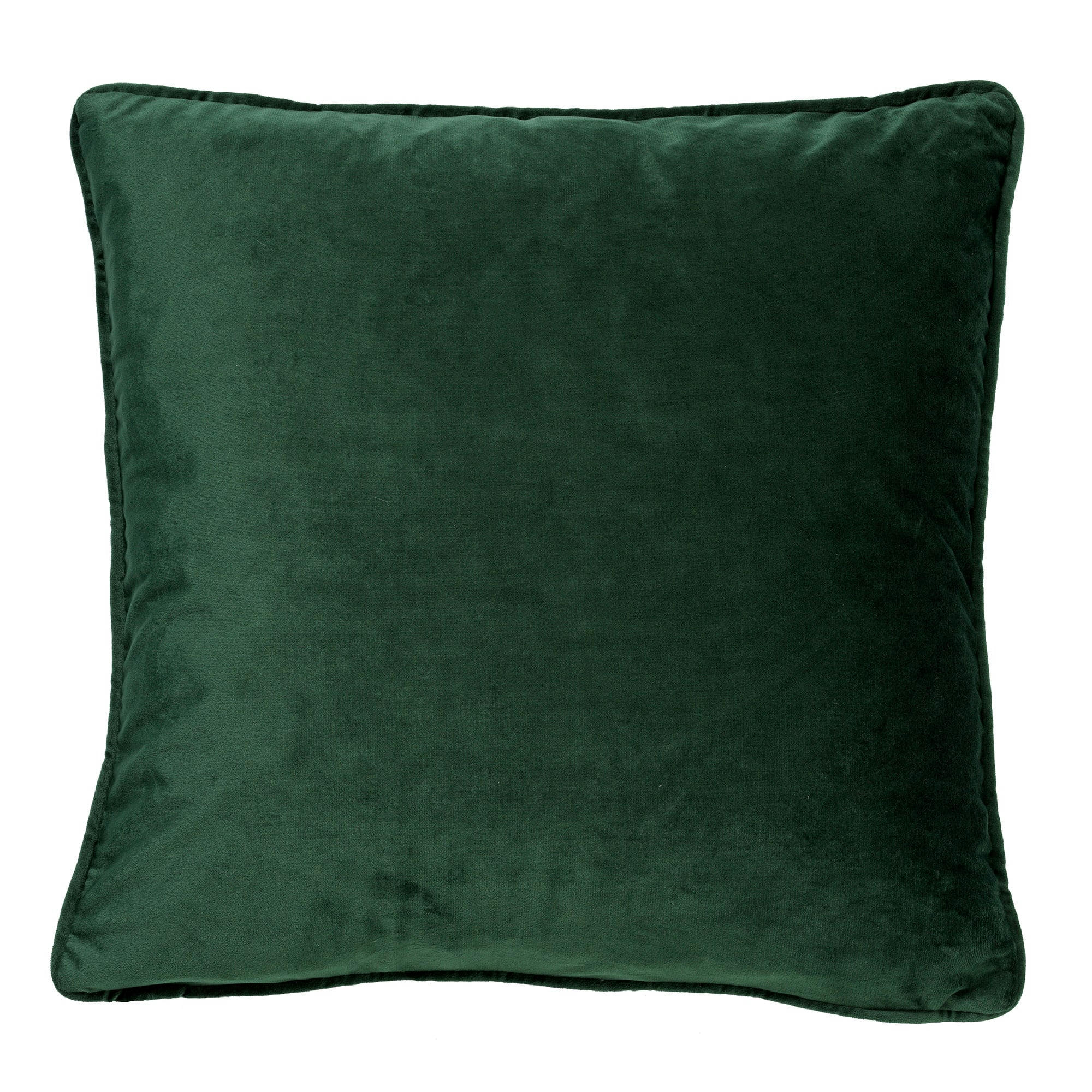 FINN - Coussin - vert en velours 45x45 cm uni