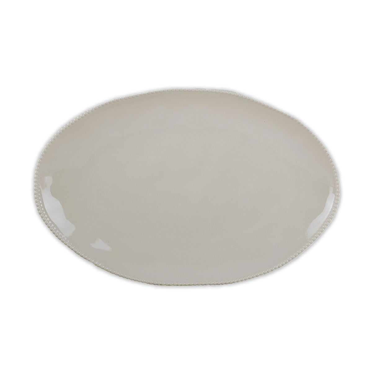 Travessa oval PEARL bege 35cm