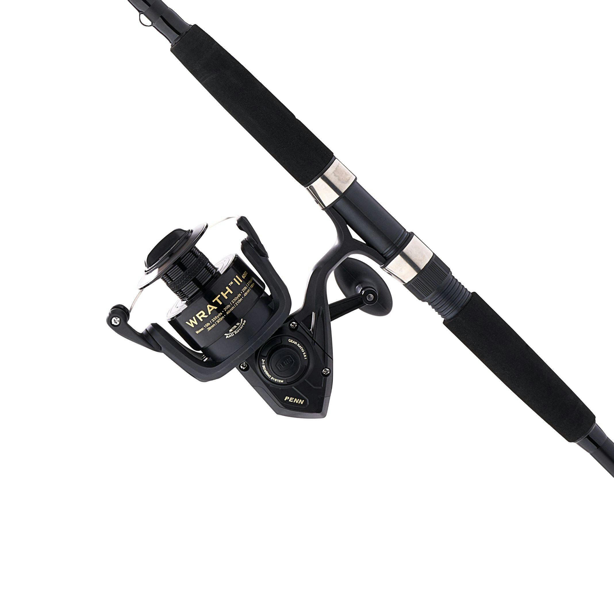 Penn Wrath II Spinning Combo, Medium Heavy, 9-ft
