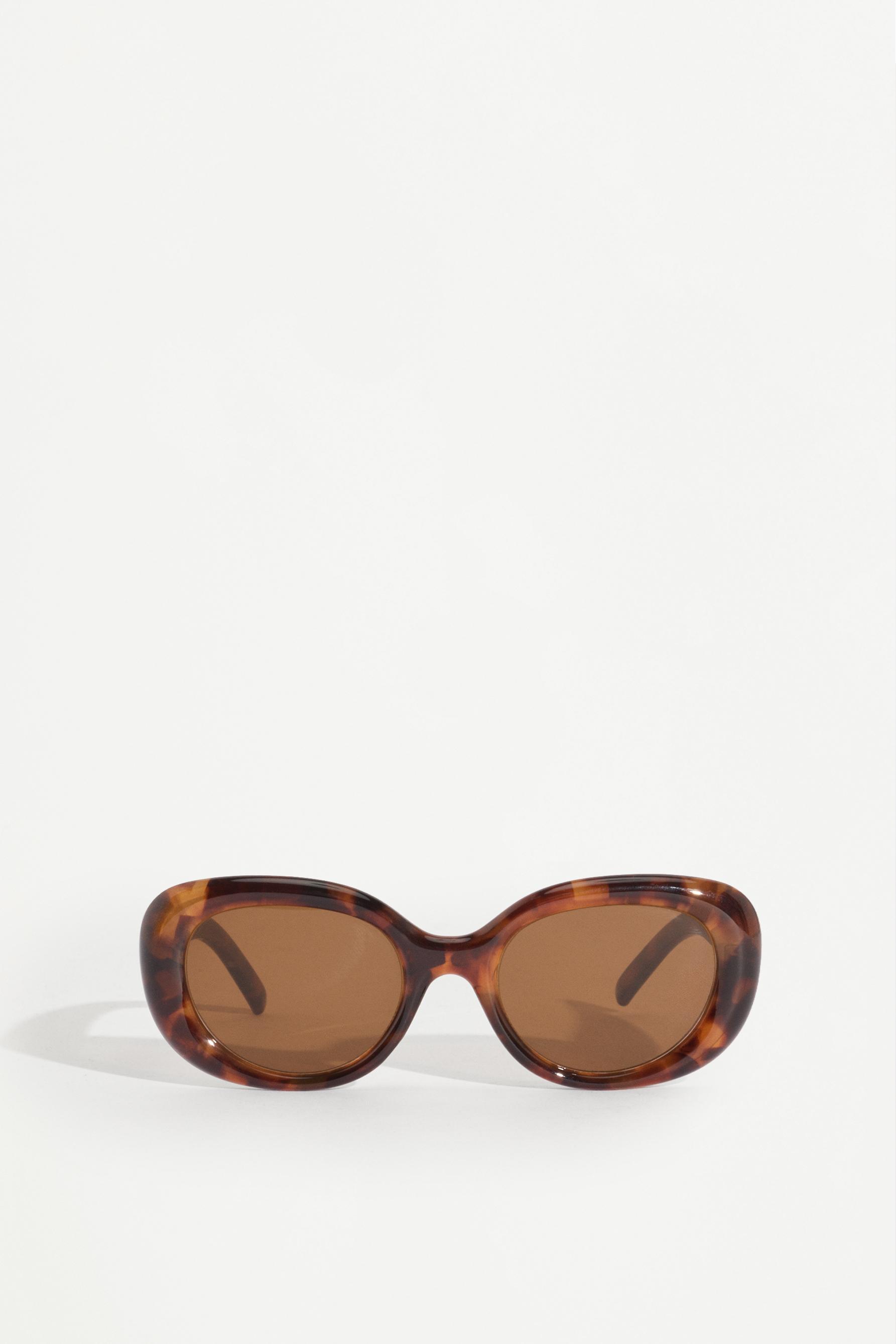 Gafas ovaladas efecto carey