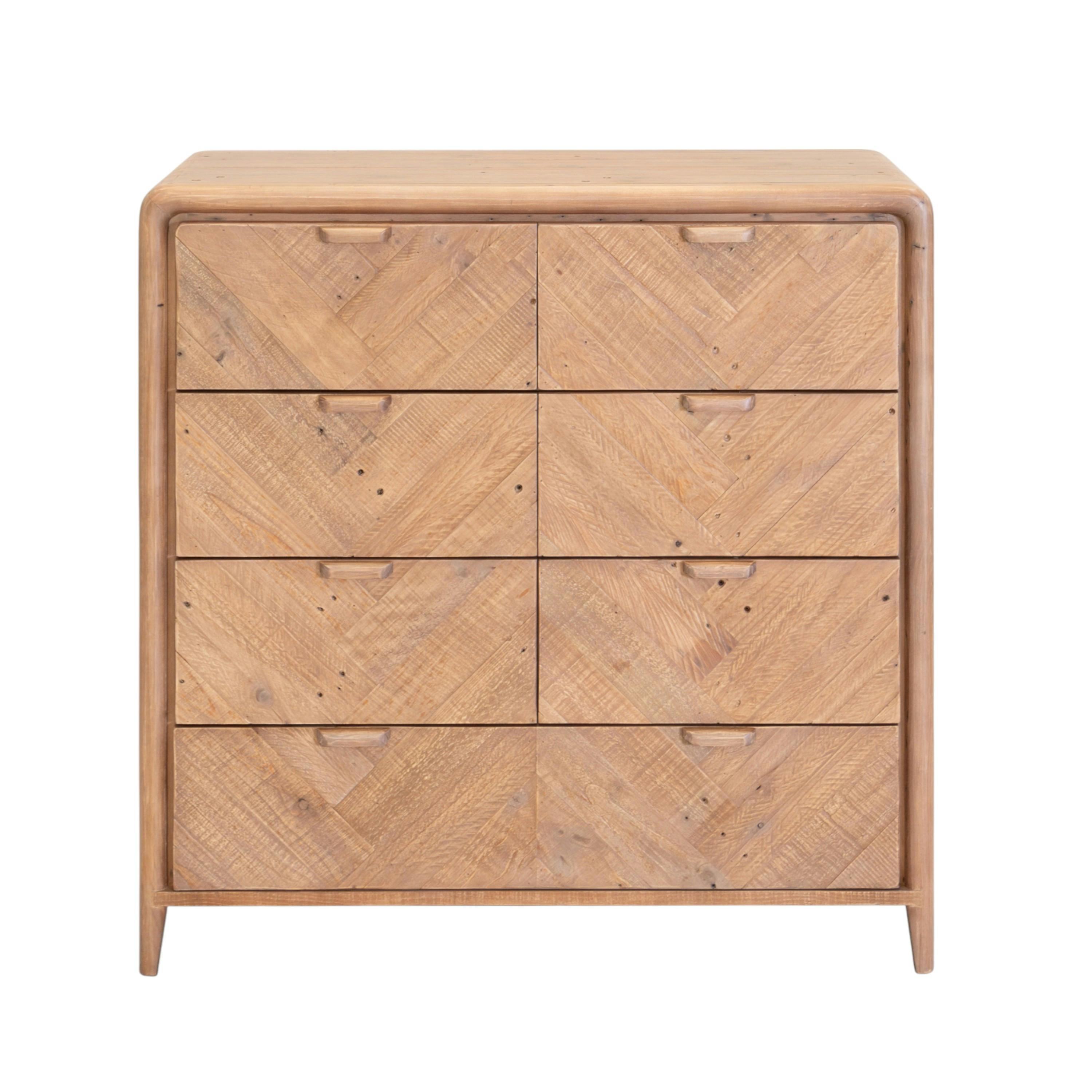 Commode 7 tiroirs en bois recyclé KEARNEY